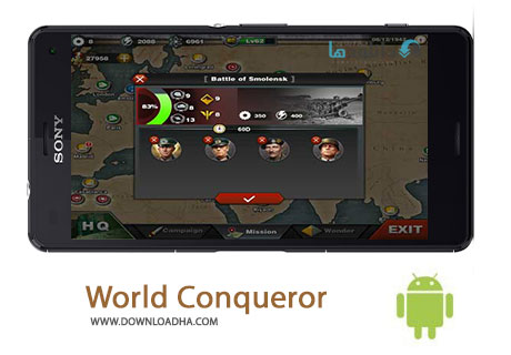دانلود بازی استراتژیک و زیبای فاتح جهان World Conqueror 3 v1.2.2 برای اندروید World Conqueror Cover%28Downloadha.com%29 دانلود بازی استراتژیک و زیبای فاتح جهان World Conqueror 3 v1.2.2 برای اندروید