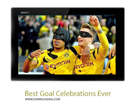 Best Goal Celebrations Ever Cover%28Downloadha.com%29 دانلود کلیپ بهترین شادی های بعد از گل در فوتبال