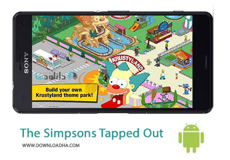 The Simpsons Tapped Out Cover%28Downloadha.com%29 دانلود بازی زندگی در شهر سیمپسون ها The Simpsons Tapped Out v4.15.0 برای اندروید