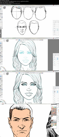 Creating-Comic-Book-Faces-in-Sketchbook-Pro-8