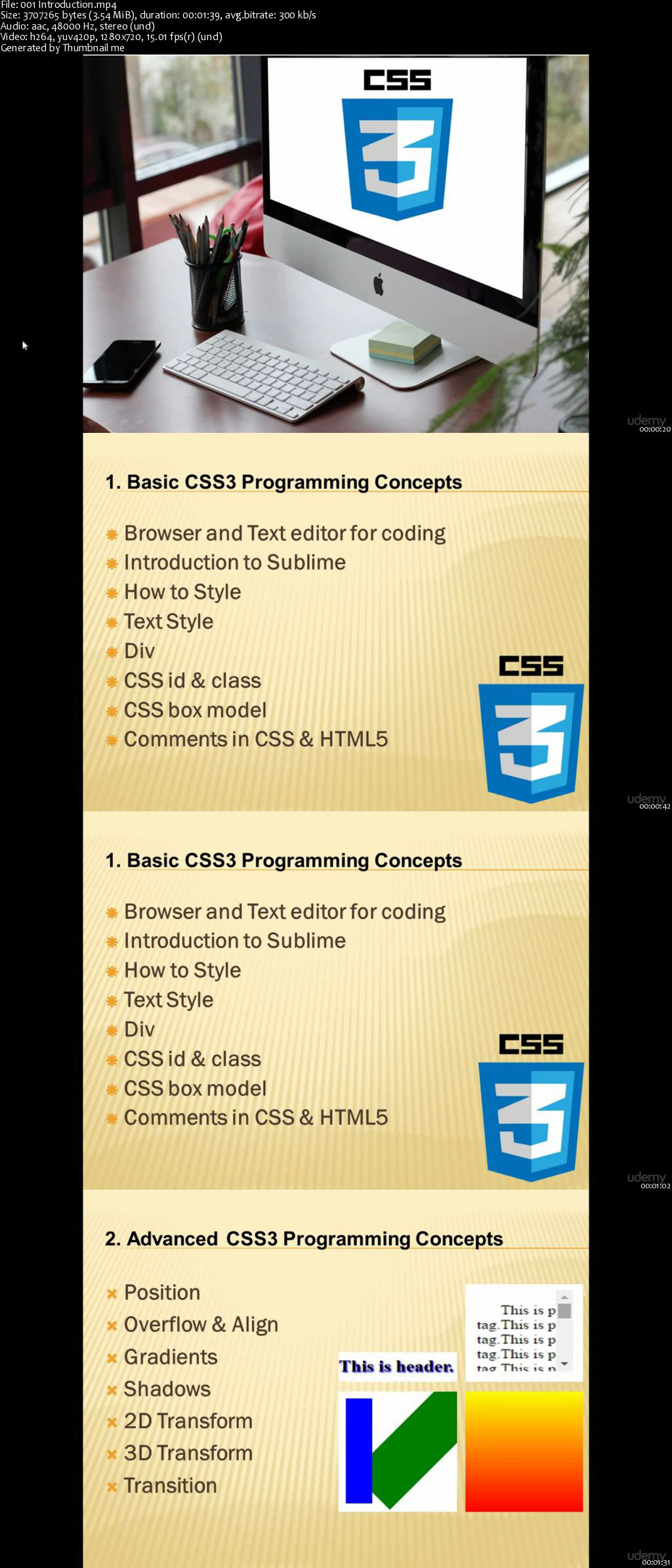 دانلود فیلم آموزش مبتدی تا پیشرفته CSS3