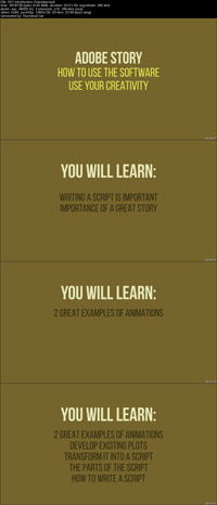 دانلود-فیلم-آموزش-Writing-a-Script-for-Animation-in-Adobe-Story