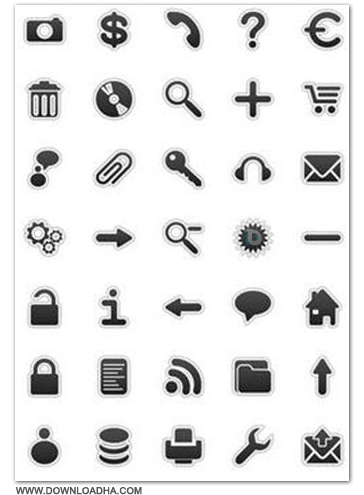 PG Icons Pack مجموعه 1247 آیکون PNG با موضوعات گوناگون PNG Icons Pack