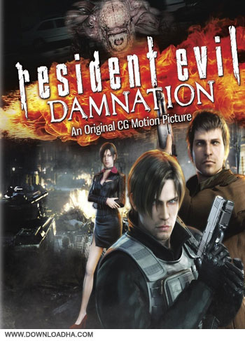 Resident Evil Damnation cover دانلود دوبله فارسی انیمیشن اهریمن درون: نفرین ابدی   Resident Evil: Damnation 2012