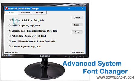 Advanced System Font Changer 1.1.3.34