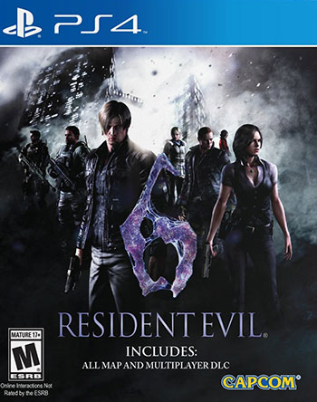 Download Resident Evil 6 for PS4 with v1.01 Update
