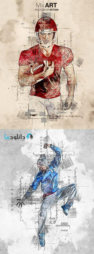 اکشن-فتوشاپ-mixart-2-photoshop-atn