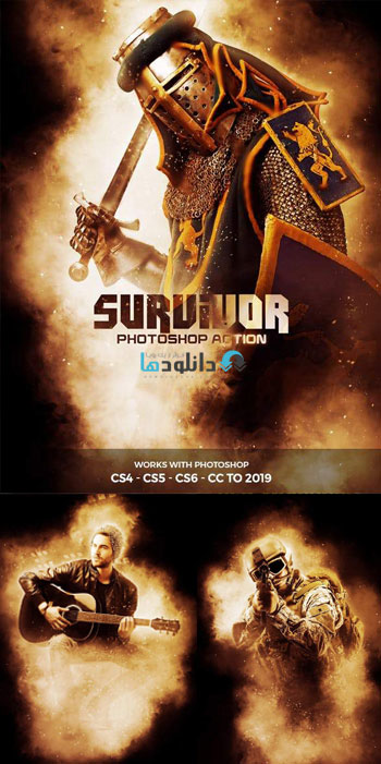 اکشن-فتوشاپ-survivor-photoshop-action