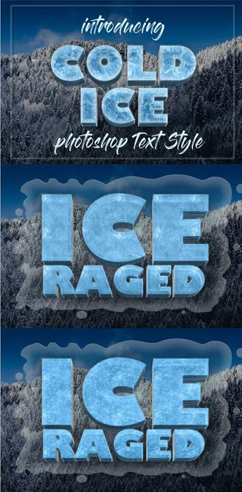 استایل-فتوشاپ-frozen-photoshop-layer-style