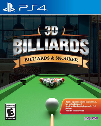 3D Billiards: Billiards and Snooker for PS4