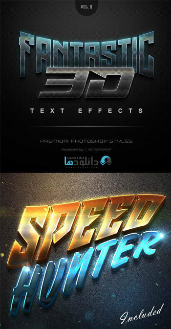 استایل-فتوشاپ-fantastic-3d-text-effects