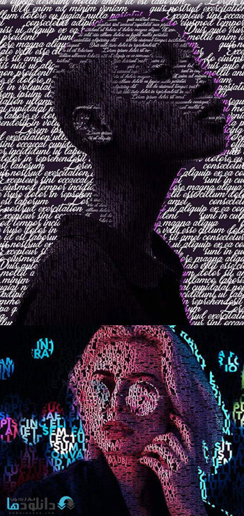 اکشن-فتوشاپ-text-effect-photoshop-action