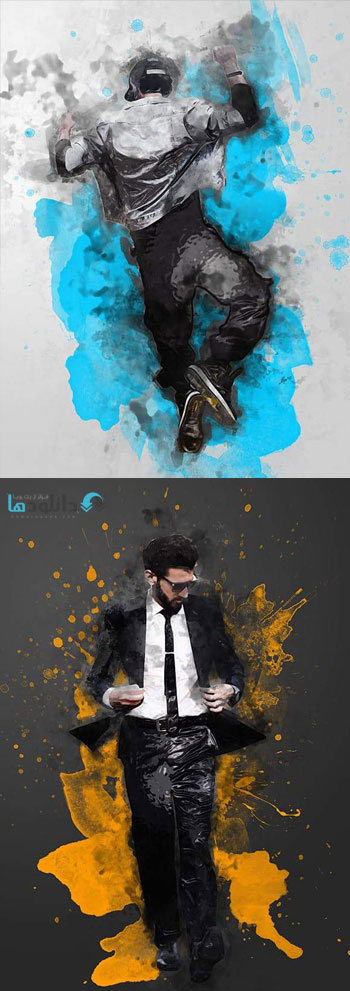 اکشن-فتوشاپ-abstract-painting-photoshop-action