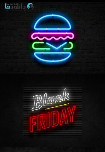 استایل-فتوشاپ-neon-underground-photoshop-effect