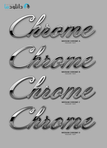 استایل-فتوشاپ-ultimate-chrome-styles