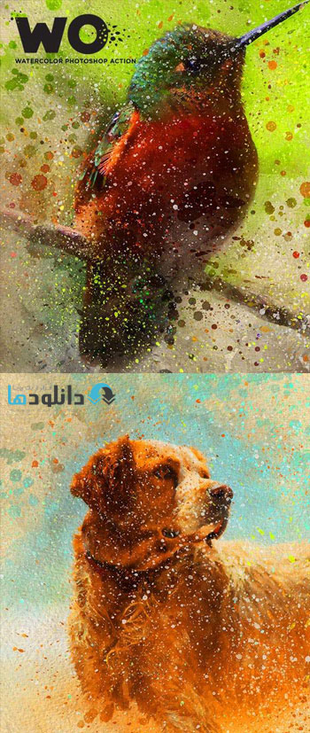 اکشن-فتوشاپ-wo-watercolor-photoshop-action