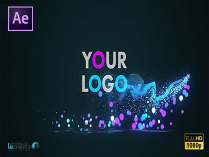 پروژه-افتر-افکت-glow-particles-logo-after-effect