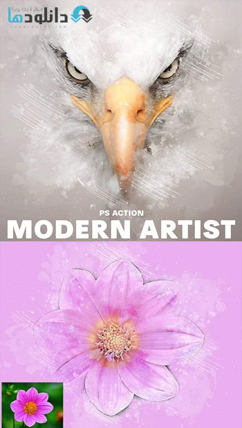 اکشن-فتوشاپ-modern-artist-photoshop-action