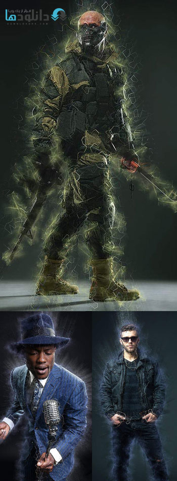 اکشن-فتوشاپ-radiation-photoshop-action