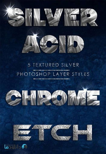 استایل-فتوشاپ-silver-acid-layer-styles