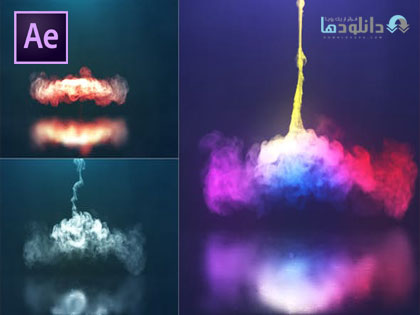 پروژه-افتر-افکت-spiral-smoke-reveal
