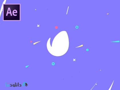 پروژه-افتر-افکت-flat-logo-opener-after-effect