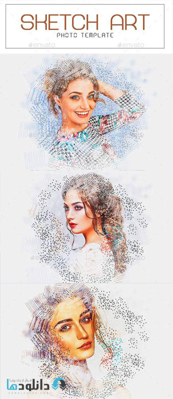 اکشن-فتوشاپ-sketch-art-photo-photoshop-action