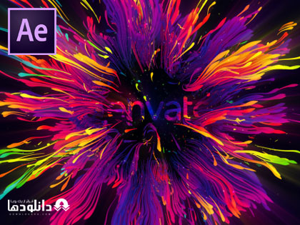 پروژه-افتر-افکت-colors-of-trails-logo-reveal