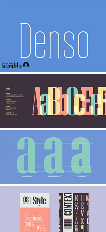 فونت-انگلیسی-denso-superfamily-font-family