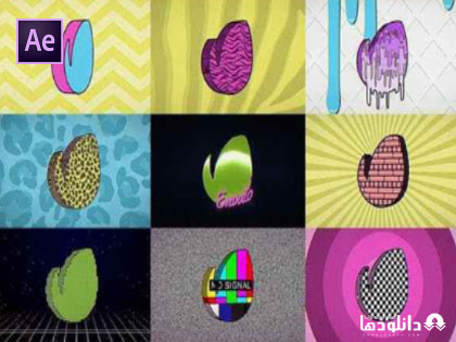 پروژه-افتر-افکت-80s-retro-tv-logo