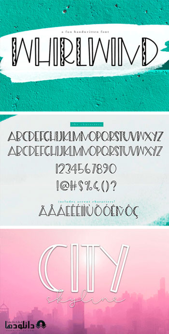 فونت-انگلیسی-whirlwind-a-fun-handwritten-font