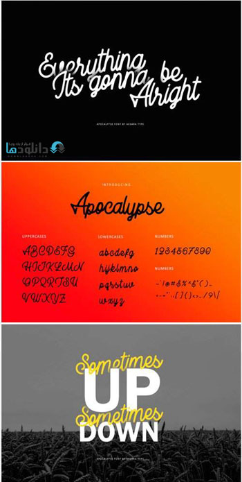 فونت-انگلیسی-apocalypse-font