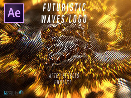 پروژه-نمایش-لوگو-Futuristic-Waves-Logo