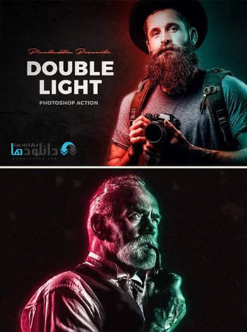 اکشن-فتوشاپ-Double-Light-Photoshop-Action