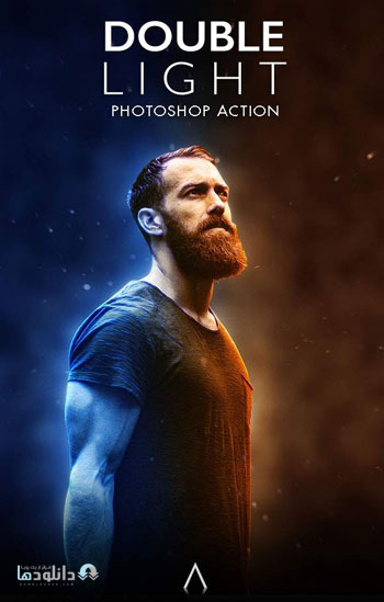 اکشن-فتوشاپ-double-light-photoshop-action