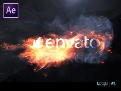 پروژه-نمایش-لوگو-flame-logo-reveal