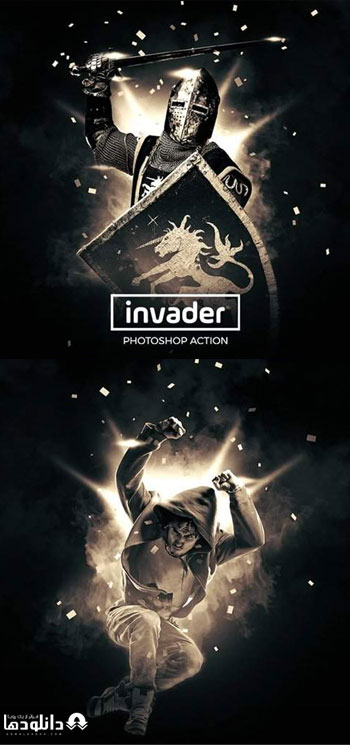 اکشن-فتوشاپ-invader-photoshop-action