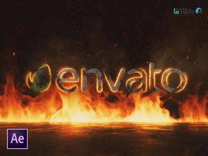 پروژه-نمایش-لوگو-videohive-fire-logo