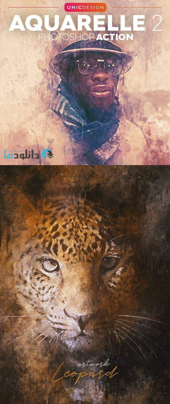 اکشن-فتوشاپ-Aquarelle-2-Photoshop-Action