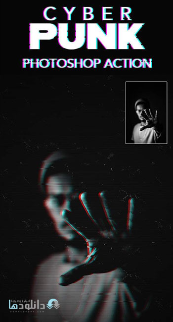 اکشن-فتوشاپ-CyberPunk-Effect-Photoshop
