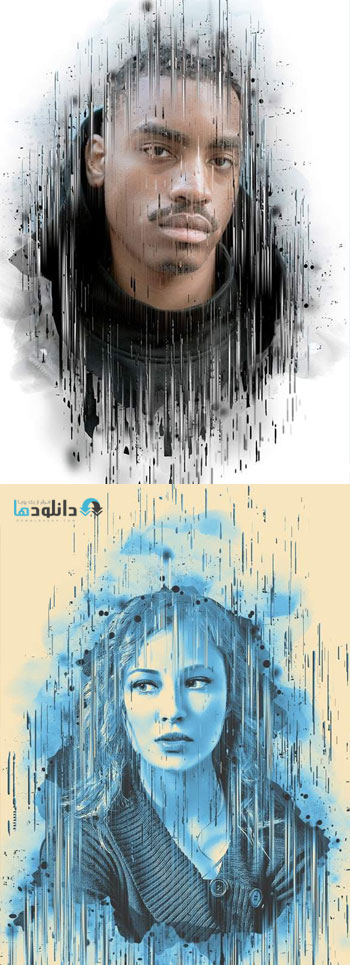 اکشن-فتوشاپ-Liquid-Effect-Photoshop-Action