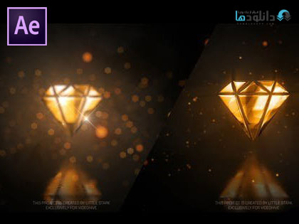 پروژه-نمایش-لوگو-gold-glossy-luxury-logo