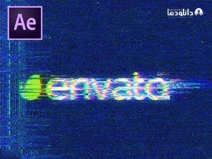 پروژه-نمایش-لوگو-noise-glitch-logo-reveal