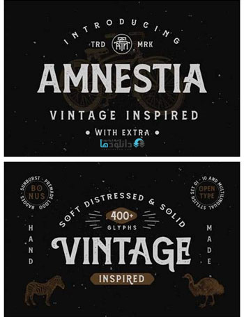 مجموعه-فونت-انگلیسی-amnestia-font-family