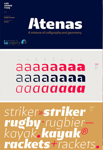 فونت-انگلیسی-atenas-font-family