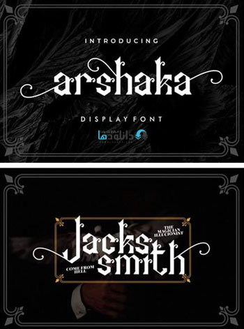 فونت-انگلیسی-Arshaka-Font