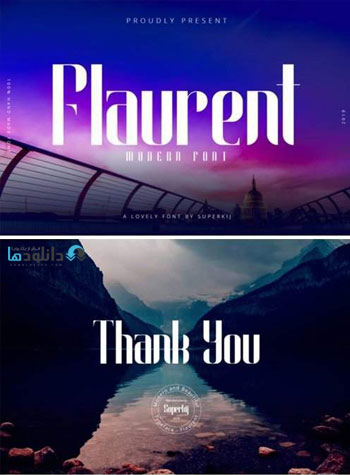 فونت-انگلیسی-Flaurent-Font