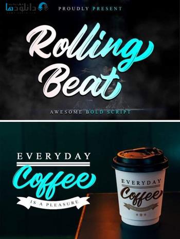 فونت-Rolling-Beat-Font