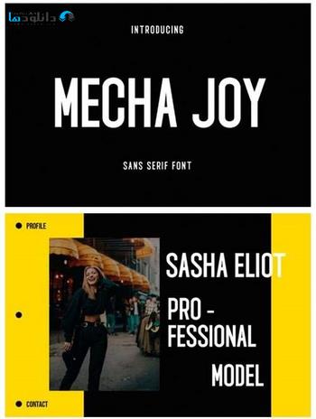 فونت-Mecha-Joy-Font-family