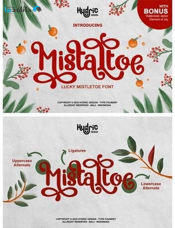 فونت-Mistaltoe-Font
